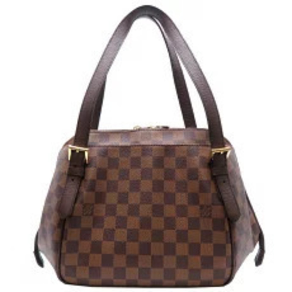 Louis Vuitton Shoulder Brown Ebene Bag Belem Damier - Picture 2 of 6